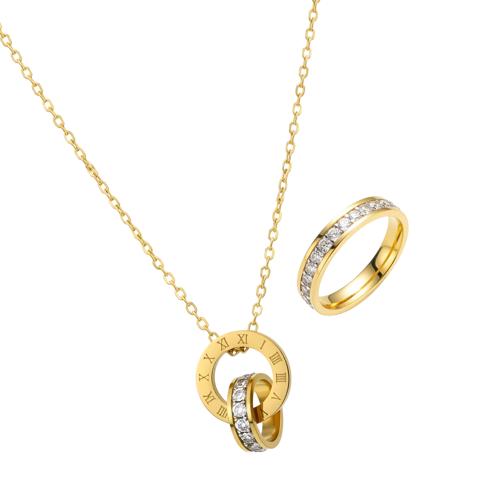 RONYA - Schmuckset - Halskette &amp; RING