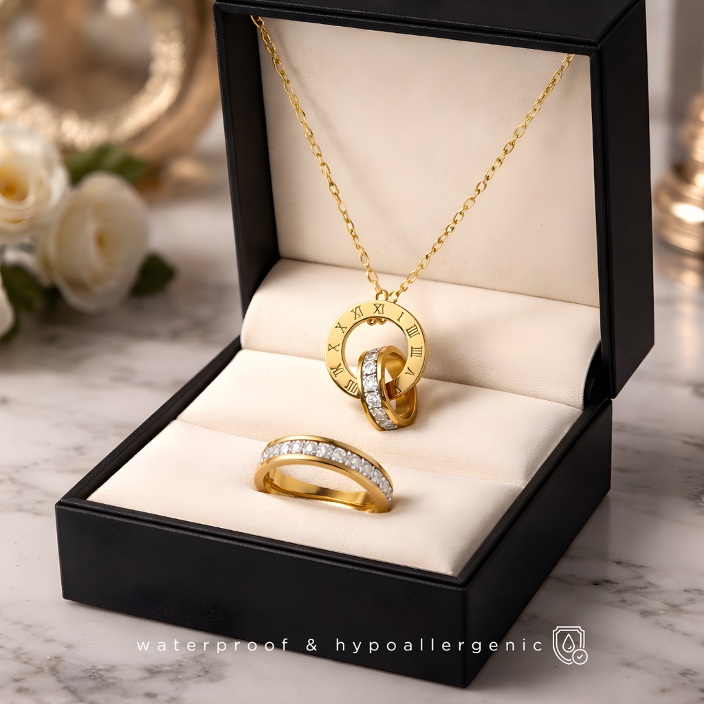 RONYA - Schmuckset - Halskette &amp; RING