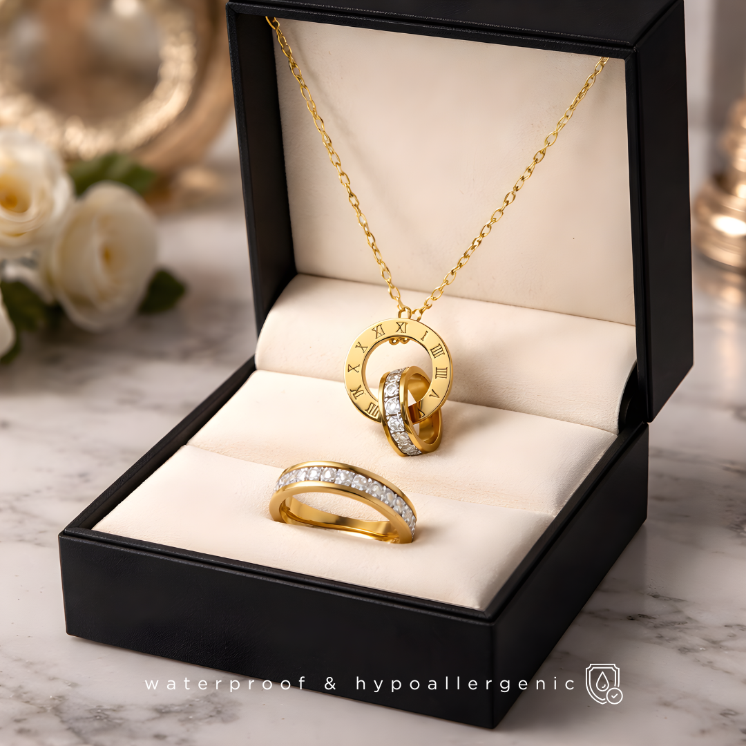 RONYA - Schmuckset - Halskette &amp; RING