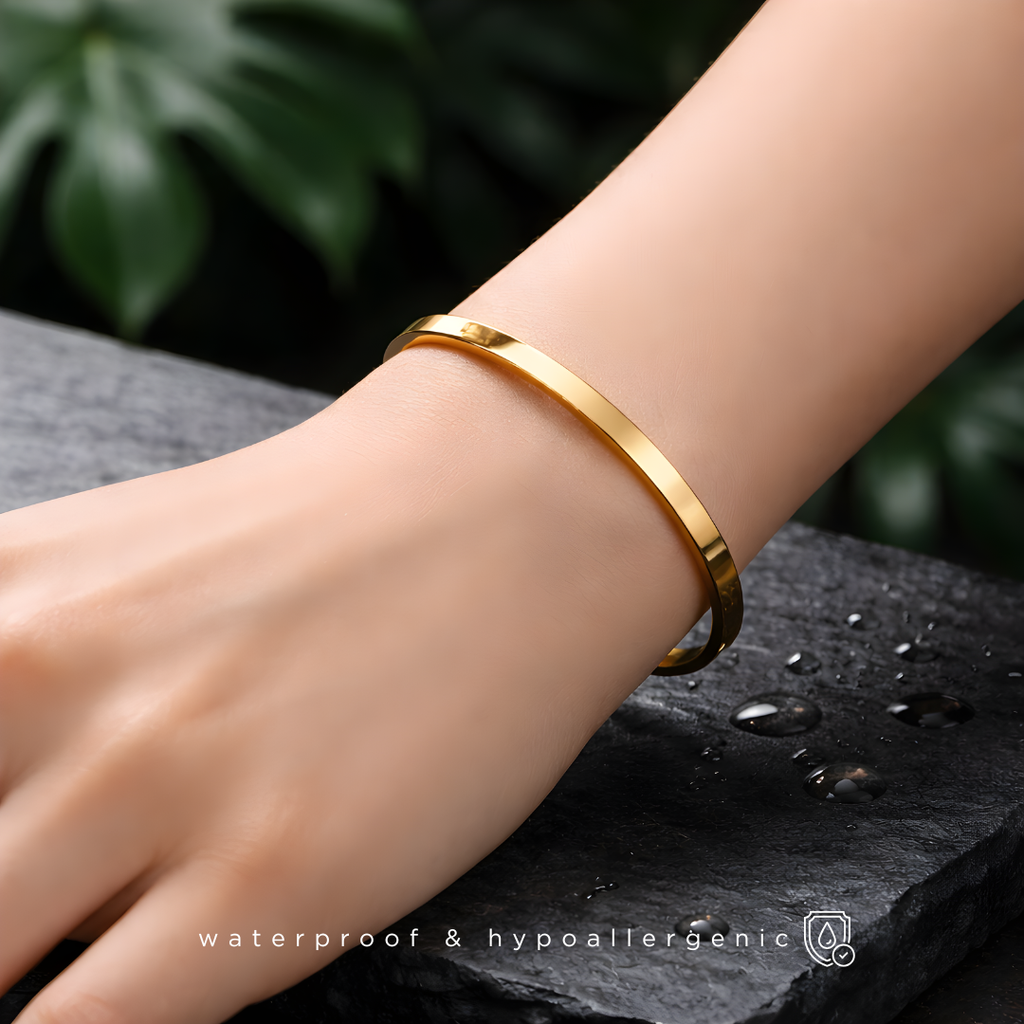 ZERA - Armreif - 18K vergoldet