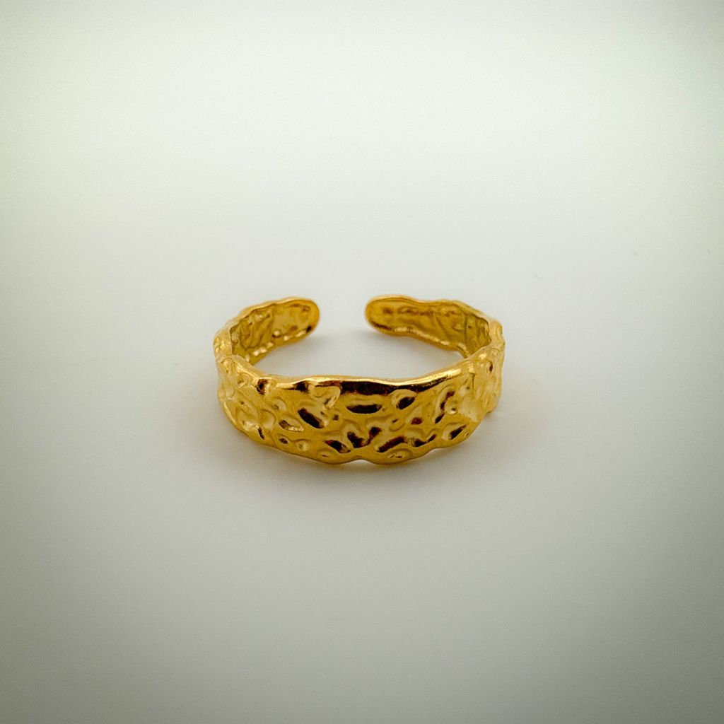 QERÎ Ring - 18K vergoldet