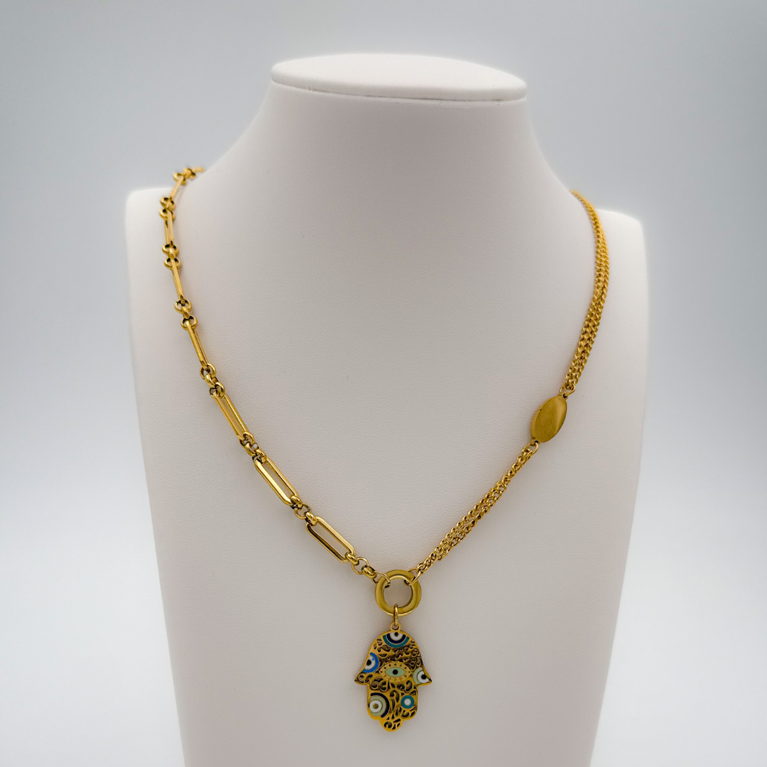 HESÎ - Halskette - 18K vergoldet