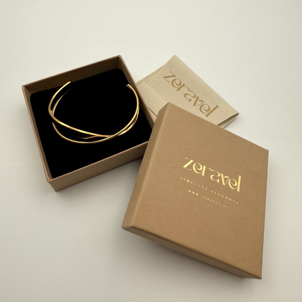 NAVÎN - Armreif - 18K vergoldet